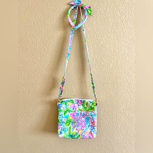 Handmade Lilly Pulitzer crossbody w/ matching headband